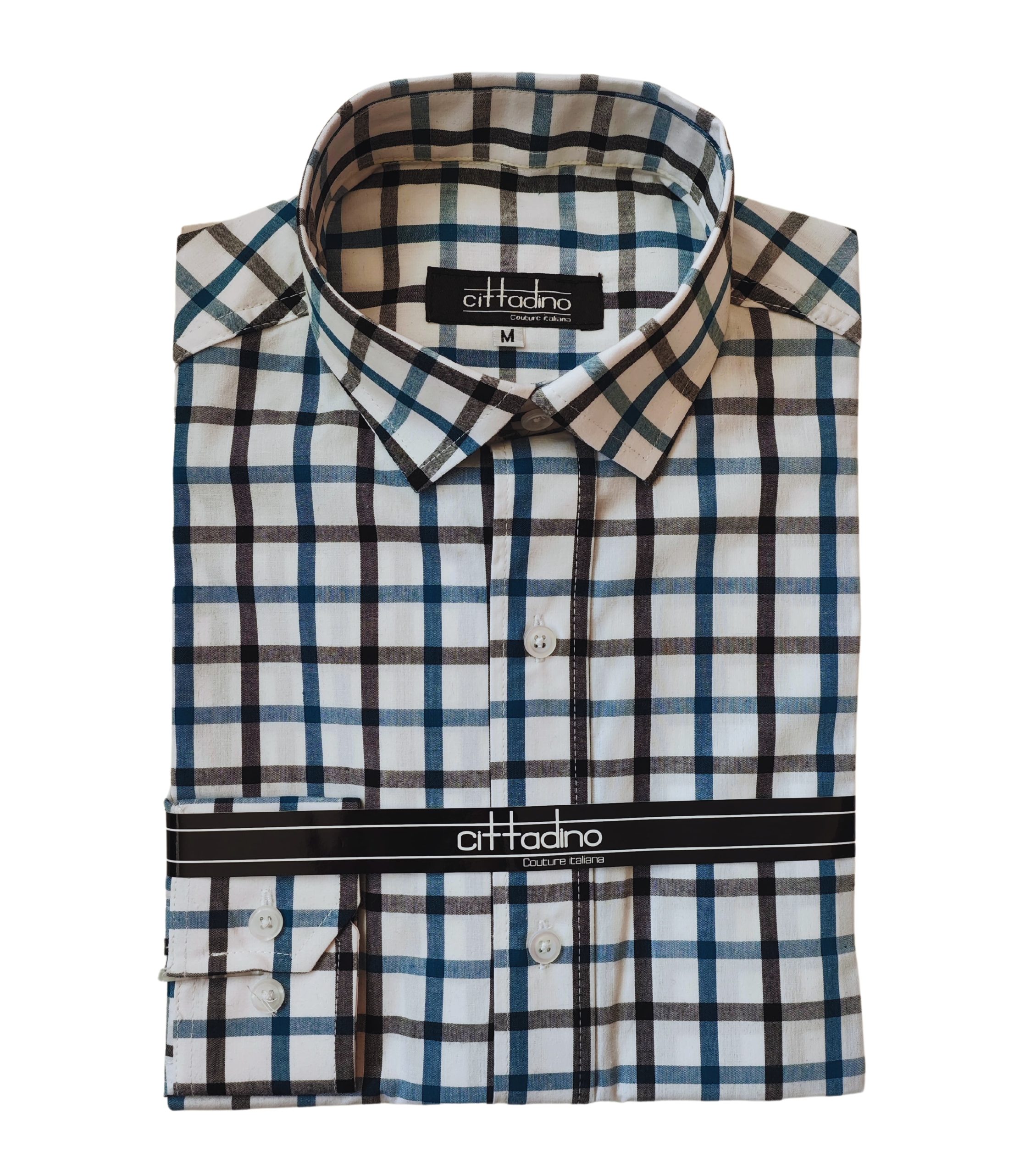 Camisa azul doblada para venta al mayoreo