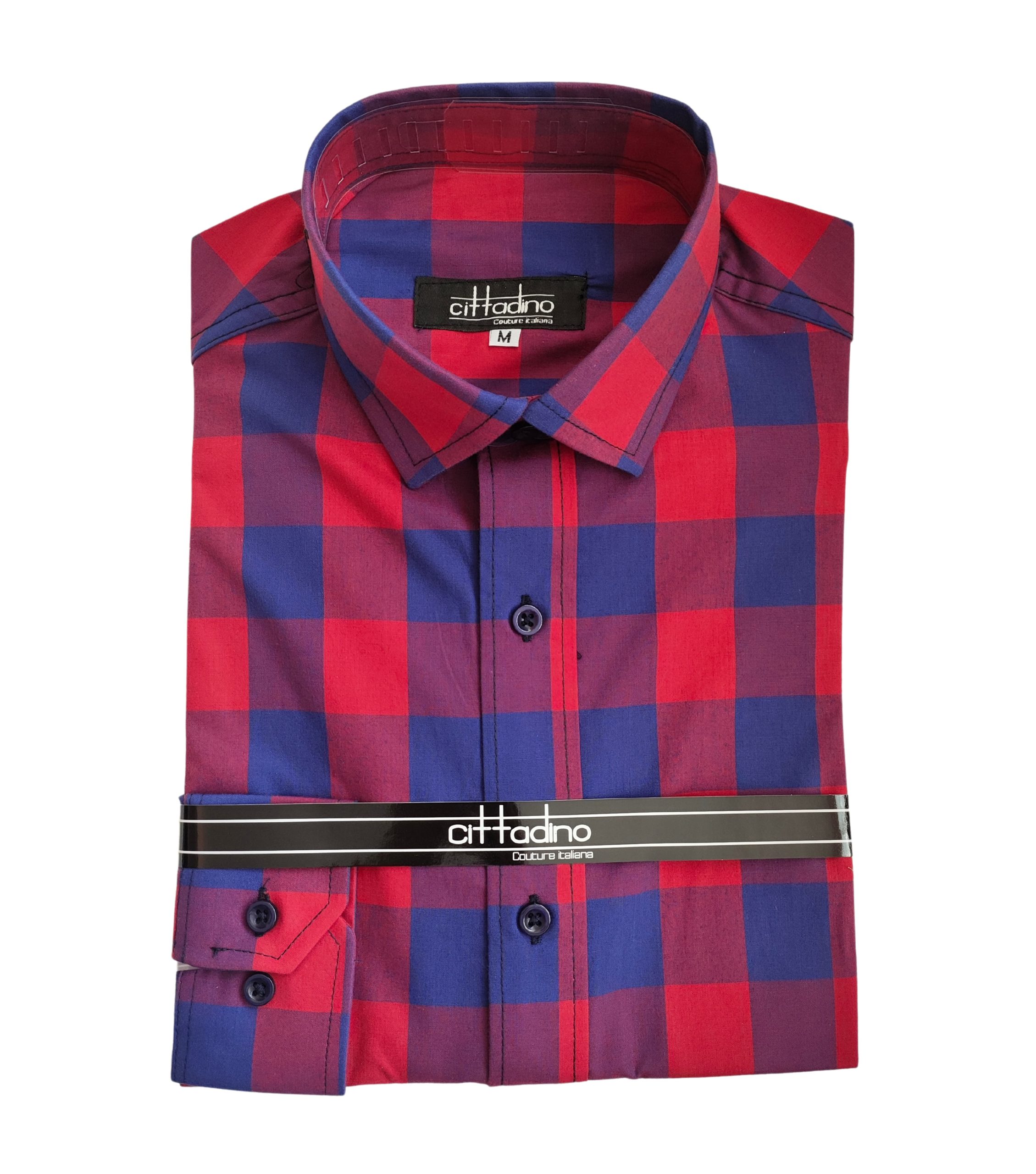Camisa de cuadros CITTADINO DEL MONDO